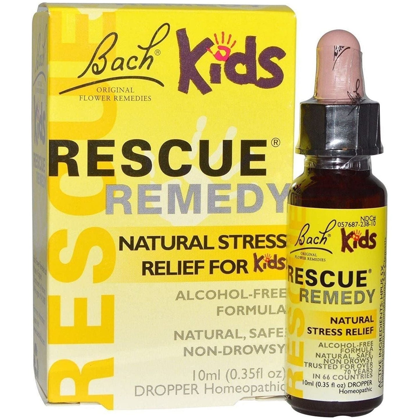Spray de secours aux fleurs de Bach - Soulagement naturel du stress 20 ml