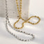 Titanium Steel Beaded Necklace