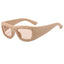 Weaving design frame, personalized fashion sunglasses, men's and women's high-end sense, European and American ins trend sun protection sunglasses - Korvel