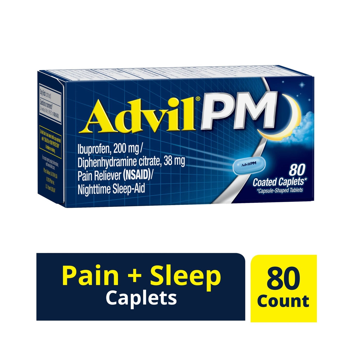 Advil PM Coated Caplets - Nighttime Comfort