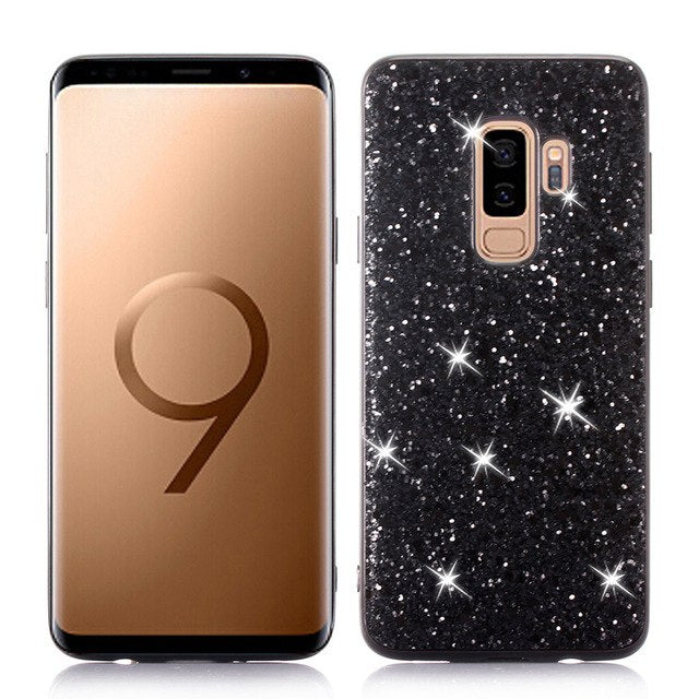 Phone Case for Samsung Galaxy S9 Plus Case Silicon Bling Glitter Crystal Sequins Soft TPU Cover Fundas for Samsung S9 Plus S9 - Korvel