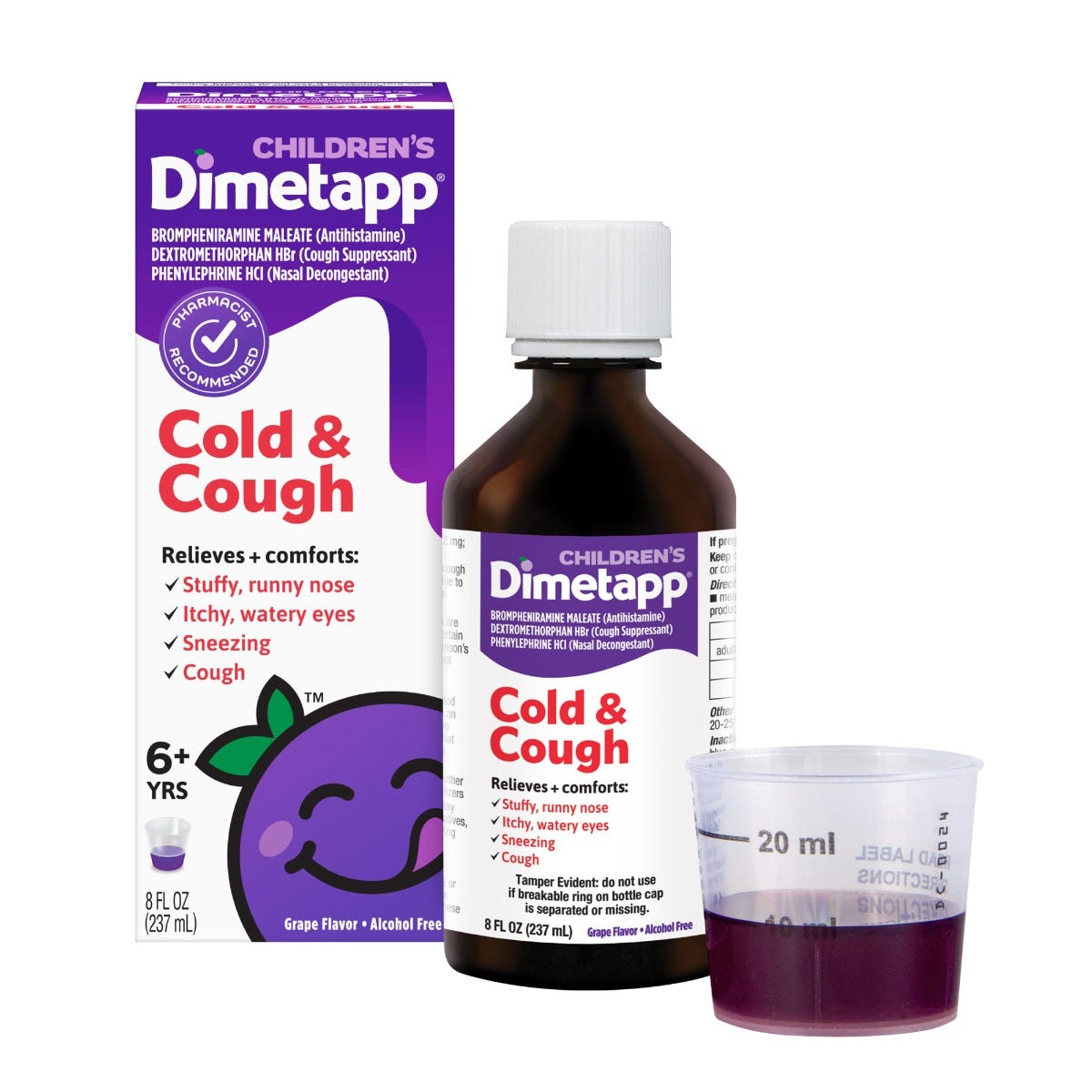 Dimetapp Cold & Cough 8 Fl Oz - Children's Relief