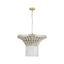 (Same as W1340120181/L5021) 8-Light 23.6" Wide Crystal Waterfall Chandelier (Bulb Not Included) - Korvel