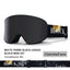 Cover Ski Glasses Winter Outdoor Sports Goggles Double Layer Anti Fog Single Double Plate Snow Goggles - Korvel