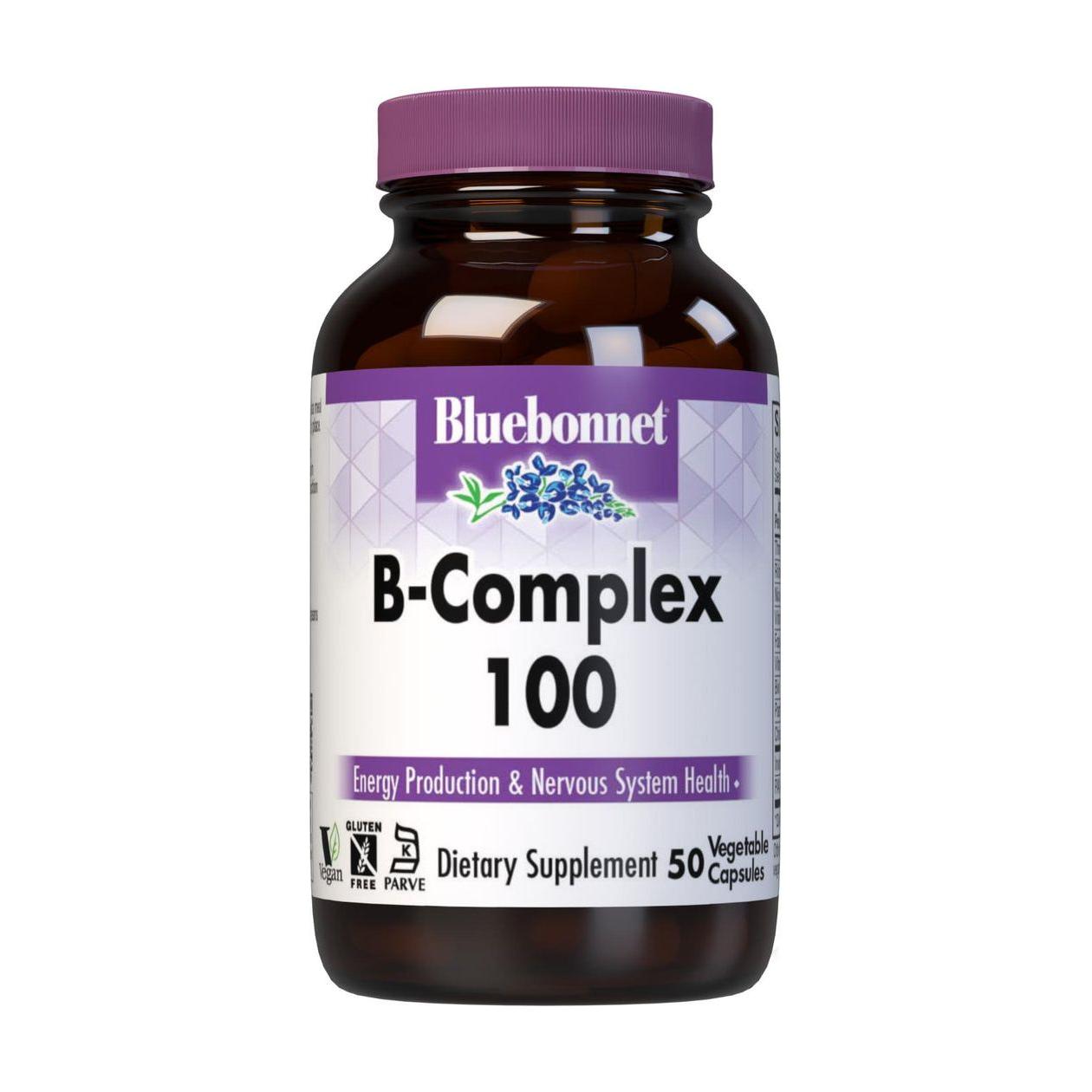 Bluebonnet B-Complex 100 - Multivitamínico Vegano