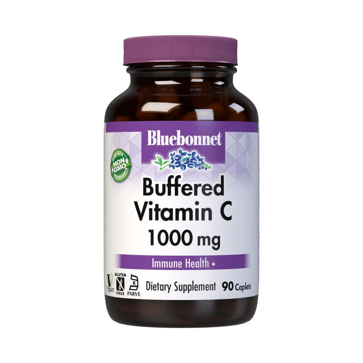 Bluebonnet Vitamina C Bufferizada 1000 mg - 90 Cápsulas Vegetales
