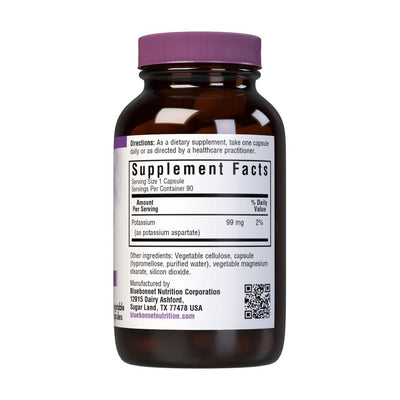 BlueBonnet Potassium Vegetarian Capsules - 90 Count