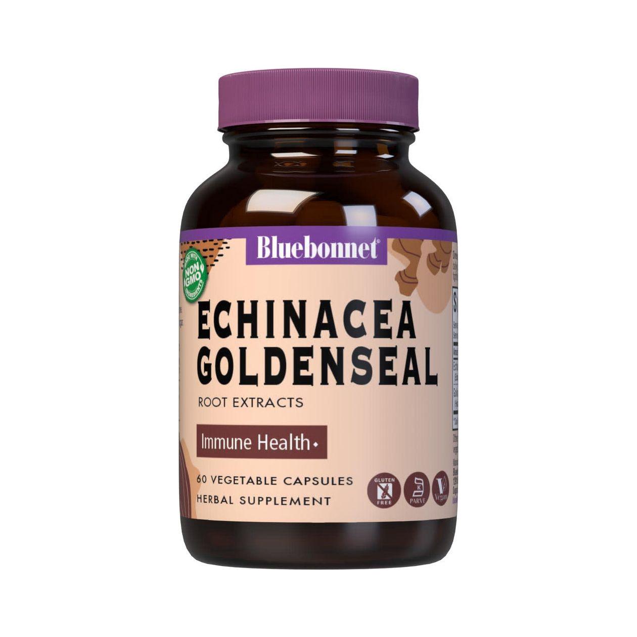 Bluebonnet Echinacea Goldenseal Root Extract, 60 Veg Capsules