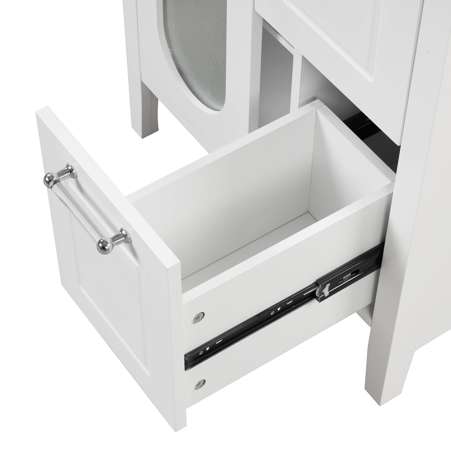 Elegant 24" Bathroom Vanity with Sink and Storage