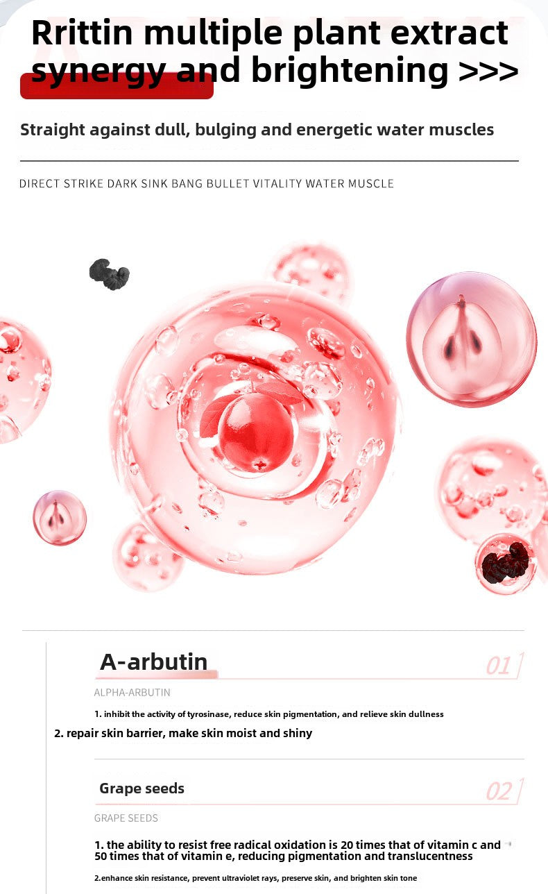Bearberry Extract Mask: Elastic, Brightening, Spot-Fading, Niacinamide Hydrating, and Moisturizing Facial Mask - Korvel