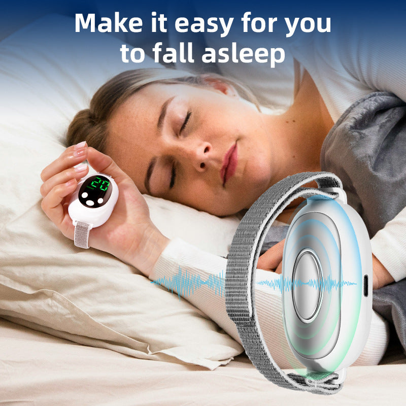 Portable Pulse Sleep Aid Relieves Insomnia Helps Fall Asleep Fast Handheld Sleeper - Korvel