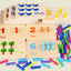 Tableau de Correspondance Cognitif en Bois Montessori pour l'Éducation Précoce