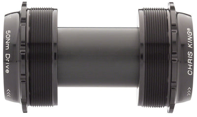 Chris King ThreadFit T47 24x Bottom Bracket Fit Kit - Black