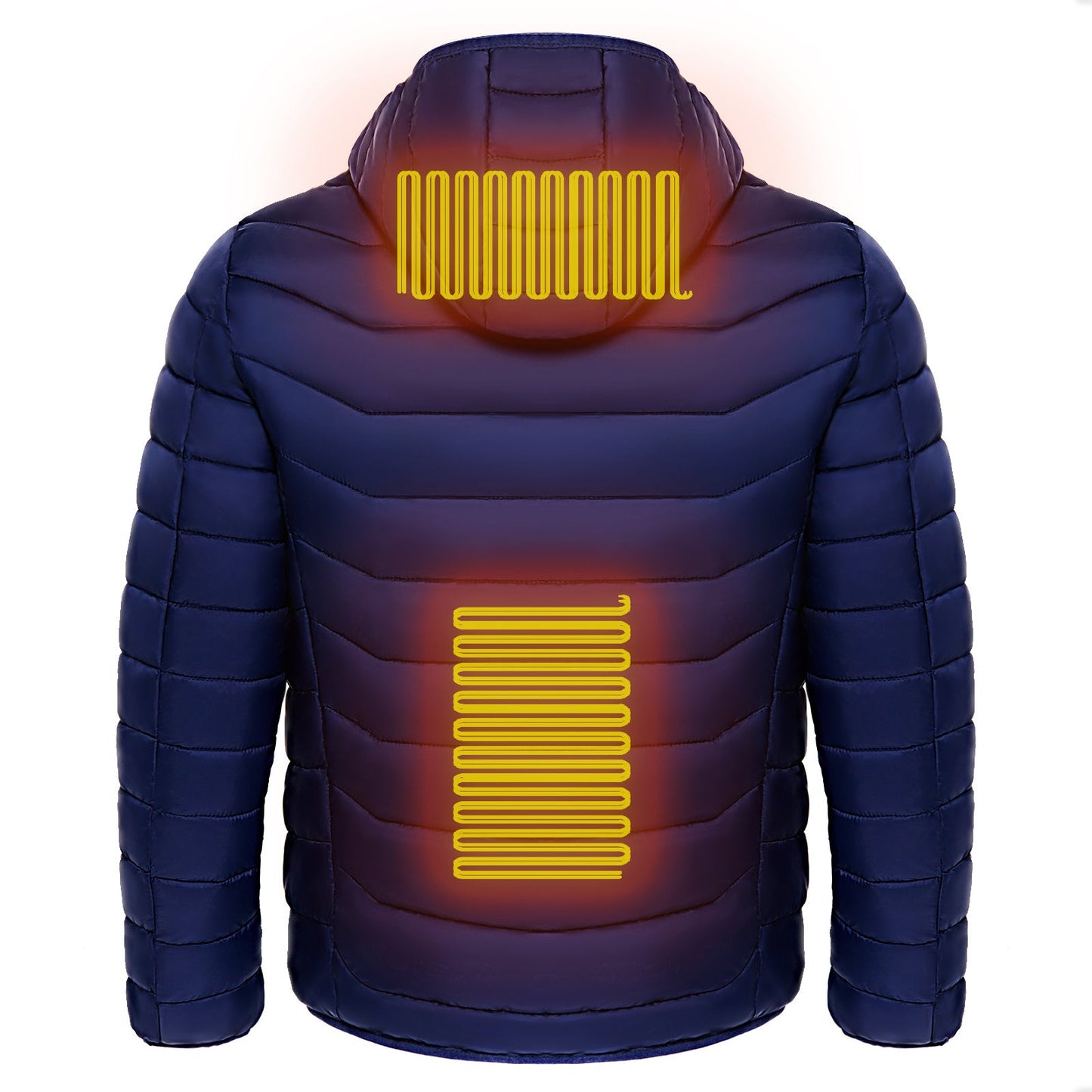 Veste Puffer Chauffante pour Homme avec Technologie de Chauffage Électrique