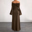 Elegant One-Shoulder Fitted Long Dress for Women