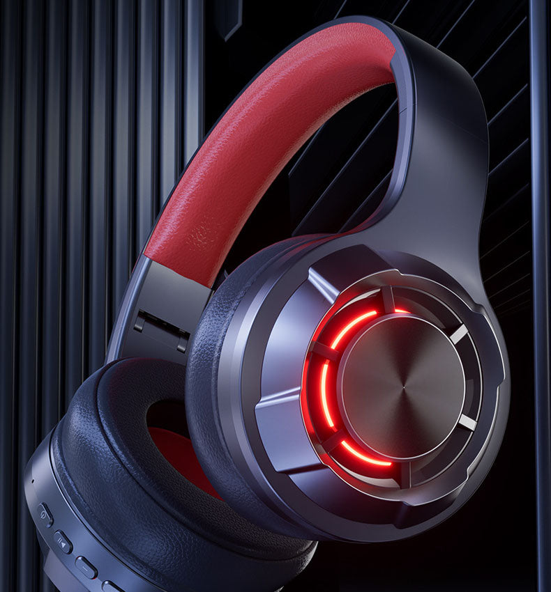 LED Illuminated Wireless Bluetooth Headset for Esports