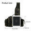 Men's Fishing Backpack: Equipped with bait box, equipment storage bag, pole holder, sling & shoulder bag design. - Korvel