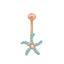 Navel Ring Creative Bat Bee Navel Buckle Navel Ring Body Piercing Jewelry - Korvel