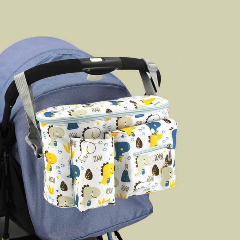 Organisateur de poussette pour bébé ajustable avec grande capacité