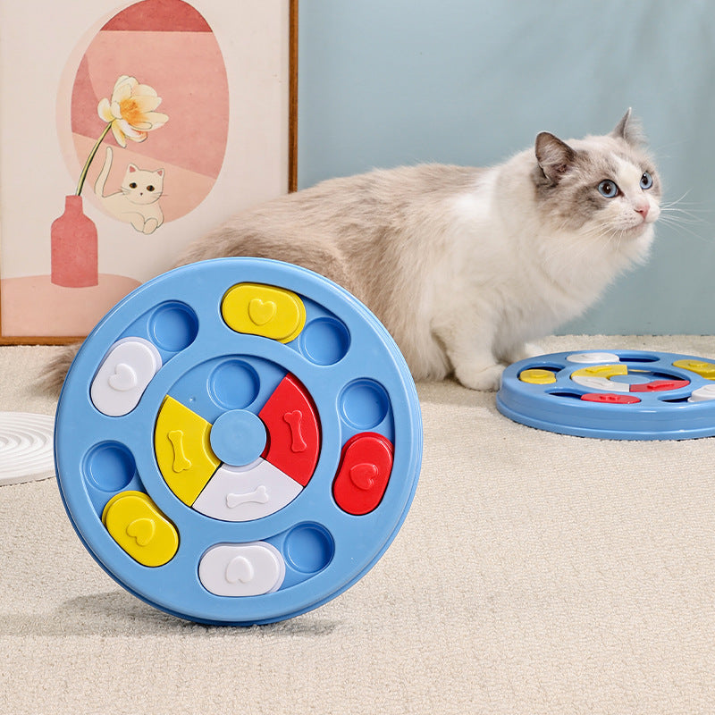 Interactive Slow Feeder Dog Bowl - Puzzle Toy for Pets - Korvel