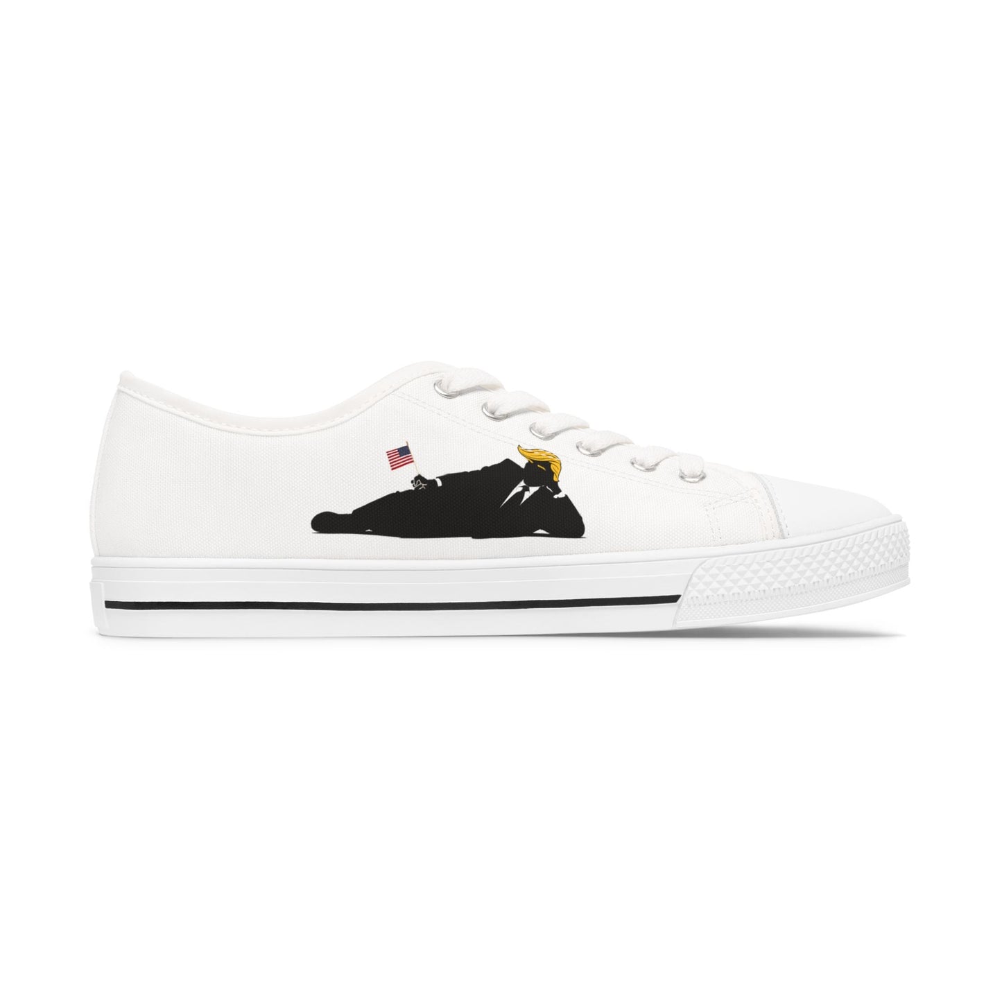 Confianza, Casual – Zapatillas de Parodia Política de Corte Bajo para Mujeres