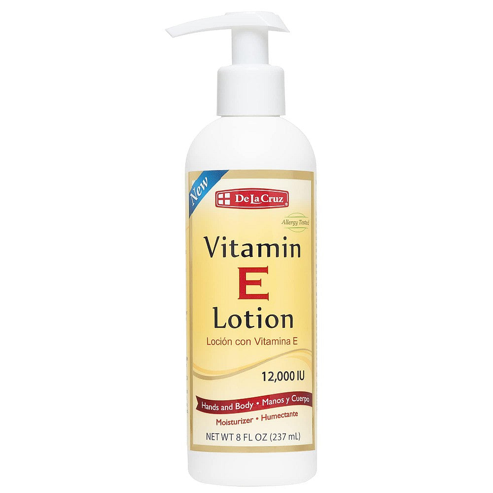 De La Cruz Vitamin E Hand and Body Lotion - 8 Oz