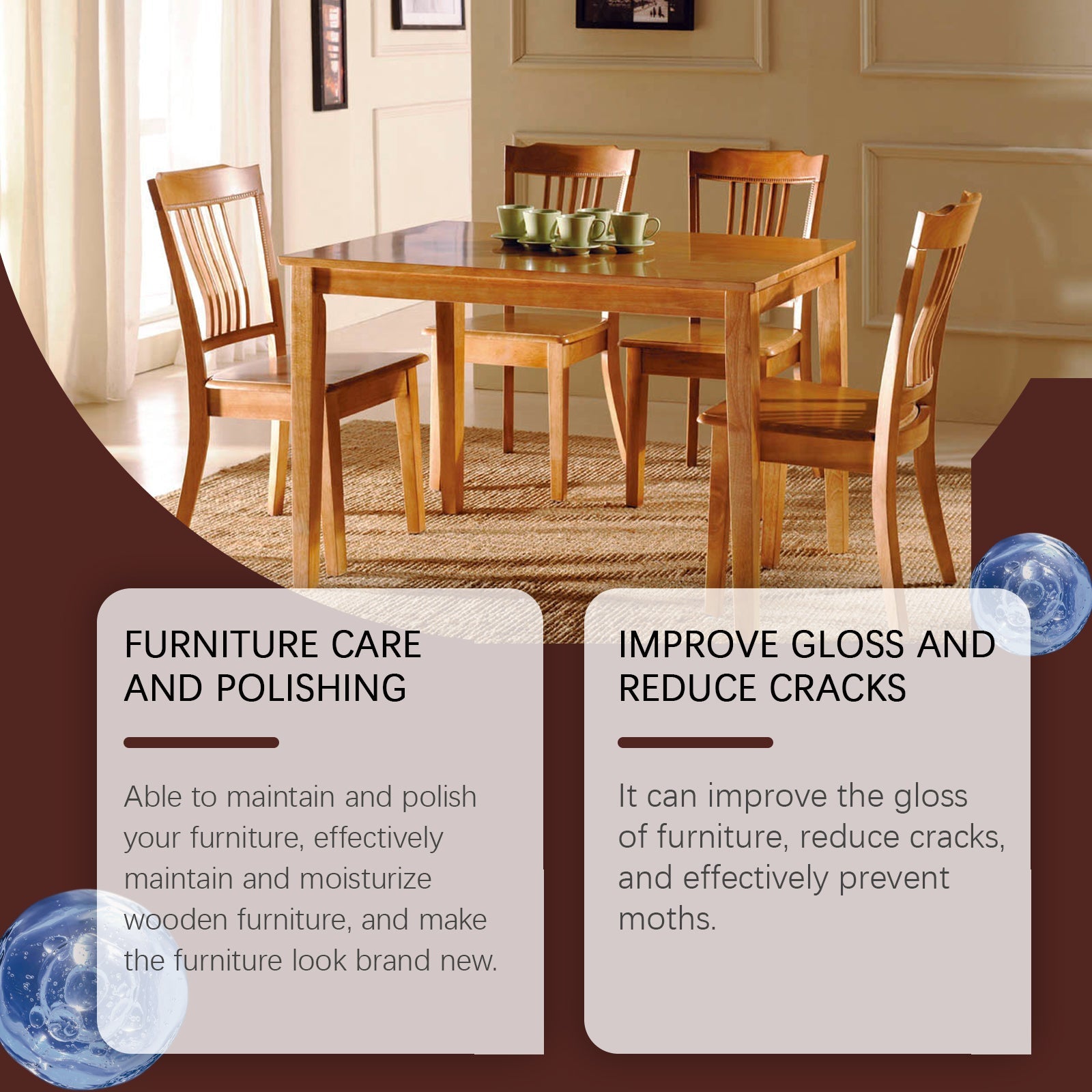 Furniture Polishing Nanocrystalline Coating Agent Cleaning And Polishing Agent Gentle Care And Maintenance Polish - Korvel