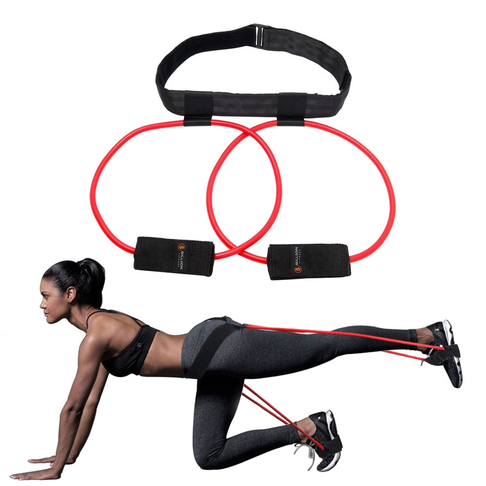 Women Leg Glute Lifter Rubber Loop Exercise Yoga Fitness Workout Resistance Band Muscles Trainer Booty Belt Pilates Loop Elastic - Korvel