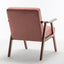 Mid-Century Modern Chair, Living Room Chair with Solid Wood Frame, Accent Chair Extra-Thick Backrest, Wingback Chair for Bedroom - Korvel