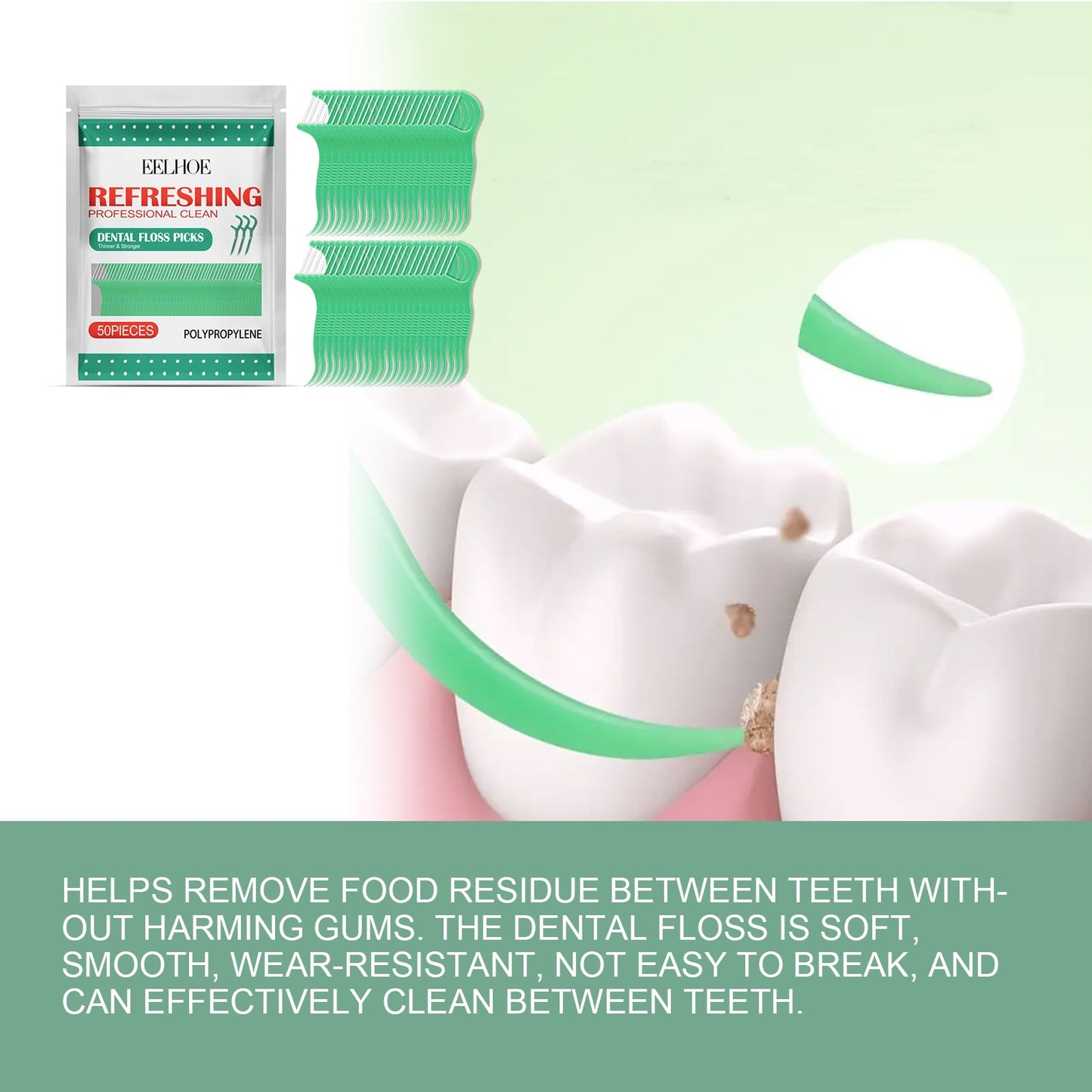 Palillos de Hilo Dental Portátiles para un Cuidado Oral Efectivo