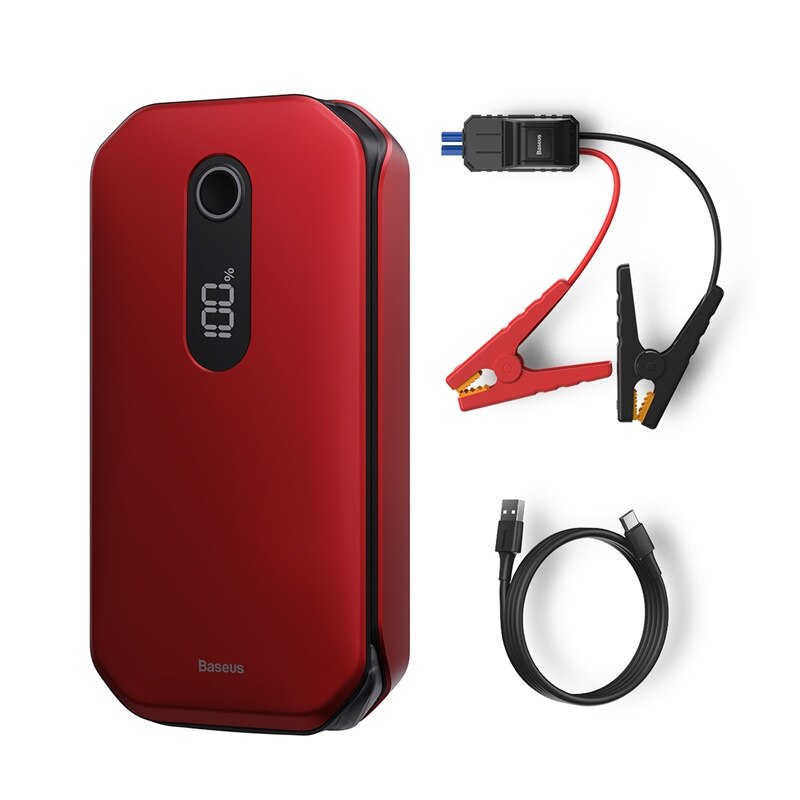 Baseus 1000A Car Jump Starter Power Bank 12000mAh Portable Battery Station For 3.5L/6L Car Emergency Booster Starting Device - Korvel