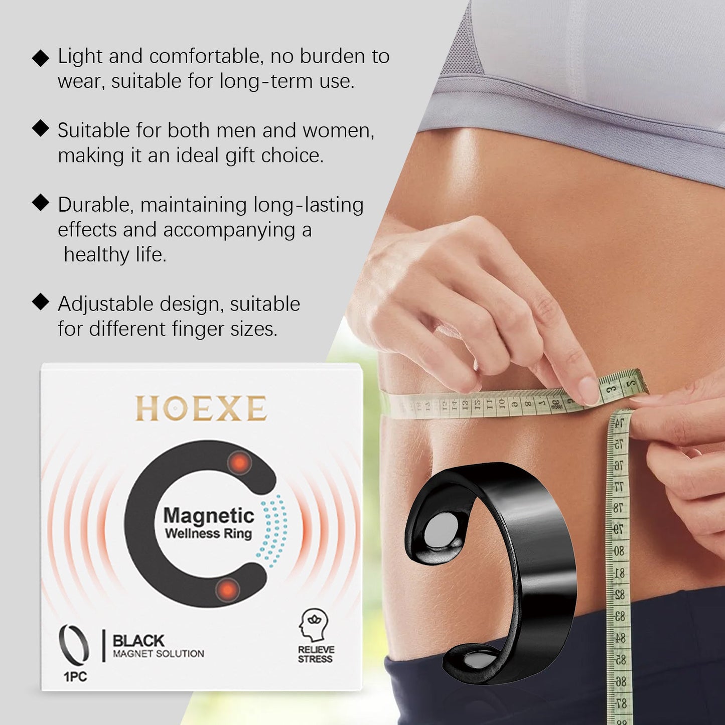 Black Magnet Ring - Korvel