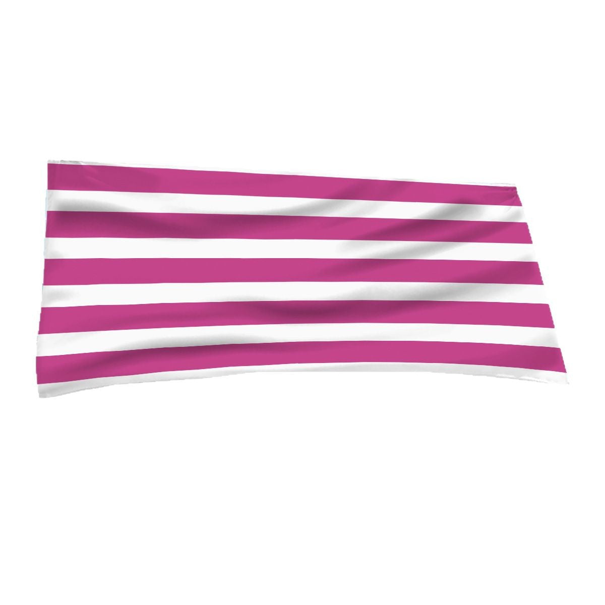 Personalized Striped Microfiber Beach Towel