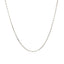 Cadena de Cable de Plata Esterlina Baño de Rodio - 1.1mm