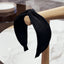 Fashionable fabric cross bow headband - Korvel