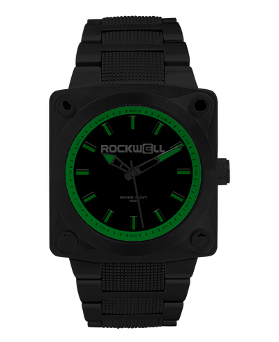 Rockwell 747 Black-Green Watch
