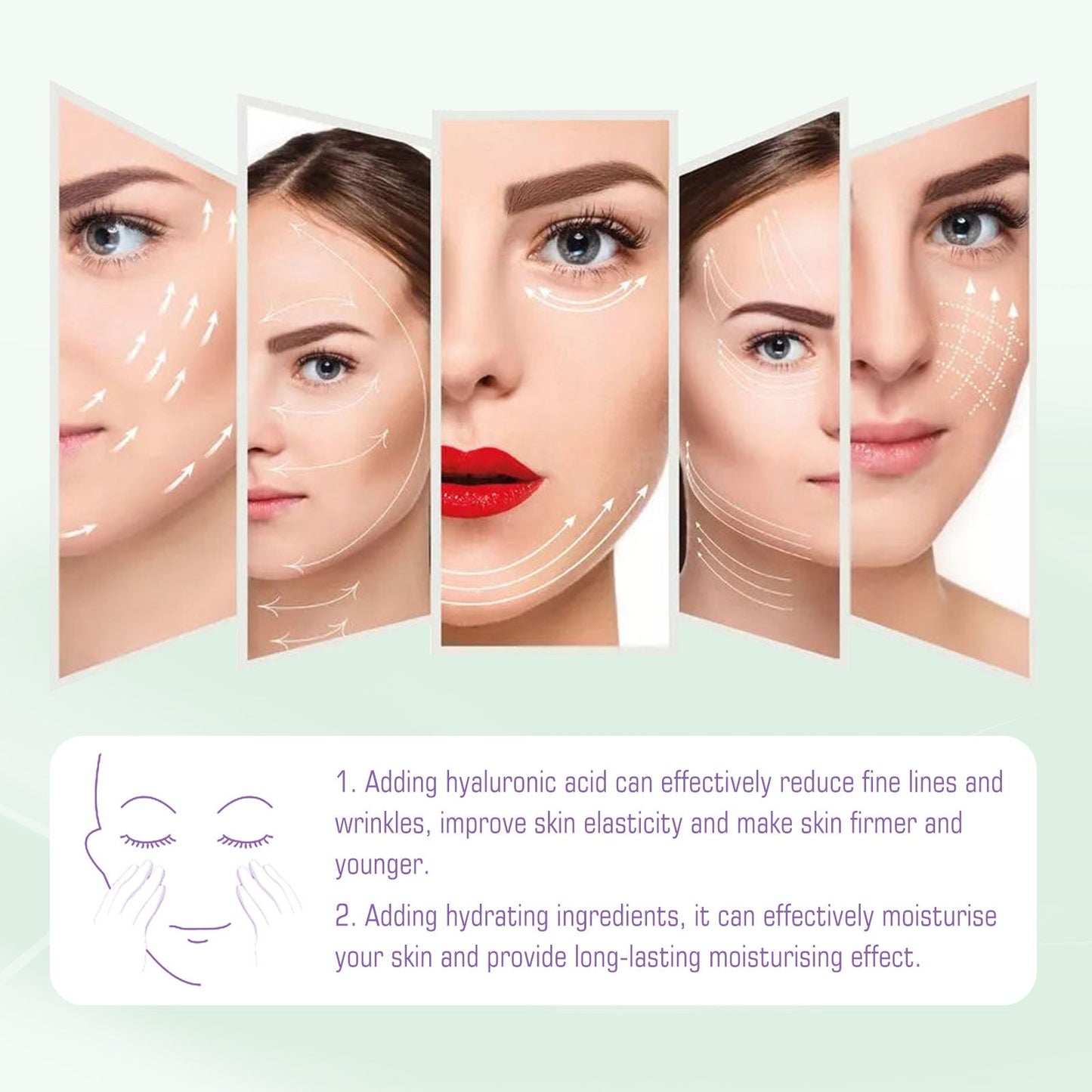 Delicate And Smooth Fine Lines Lifting Cream Moisturizes Skin, Reduces Fine Lines, Softens And Improves Elasticity - Korvel