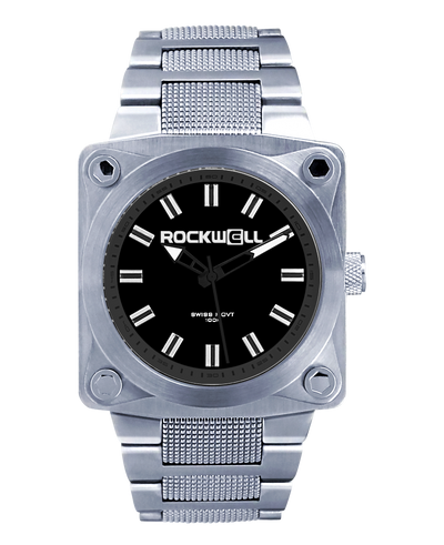 747 Silver/Black Watch