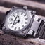 Montre 747 Argent/Blanc
