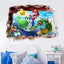 3D Wall Piercing Mary Full Staff Wall Stickers Living Room Bedroom Kindergarten Decoration Background Wall - Korvel