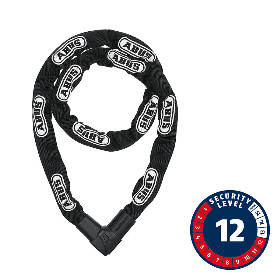 Candado de cadena Abus CityChain Plus 1010K - 9mm x 170cm - Negro