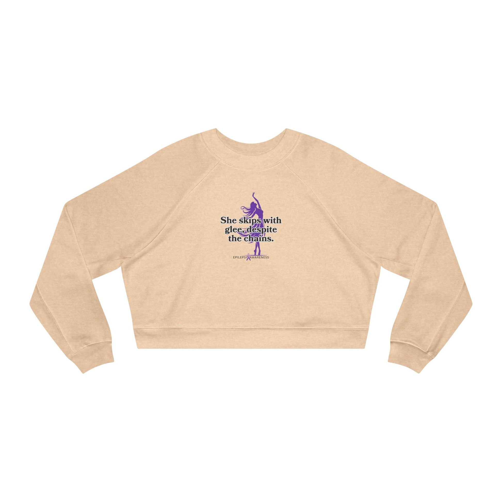 Joyful Moments Women's Cropped Fleece Sweatshirt - Korvel