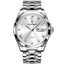 Reloj de Hombre Suizo Impermeable con Doble Calendario y Brillo