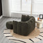 Soft Bean Bag Chair with High Resilient Foam(Chips)for living room and bedroom,Comfortable Square Lazy Sofa with Footstool - Korvel