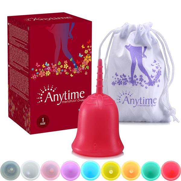 Anytime Feminine Hygiene Lady Cup Menstrual Cup Wholesale Reusable Medical Grade Silicone For Women Menstruation - Korvel
