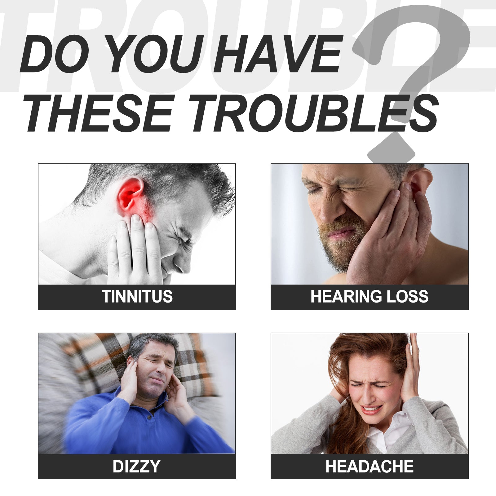 Black Truffle Tinnitus Ear Pads Clean Earwax For Tinnitus And Relieve Discomfort From Blocked Inner Ears - Korvel
