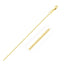 Cadena de Caja Octagonal de Oro Amarillo de 10k - 1.2mm