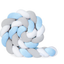 Coussin de Bumper de Lit Braid Knot pour Bébé de 100 cm Premium