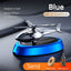 Solar Rotating Helicopter Aromatherapy Car Ornaments Car Air Freshener Alloy + ABS Wooden Aromatherapy Machine - Korvel
