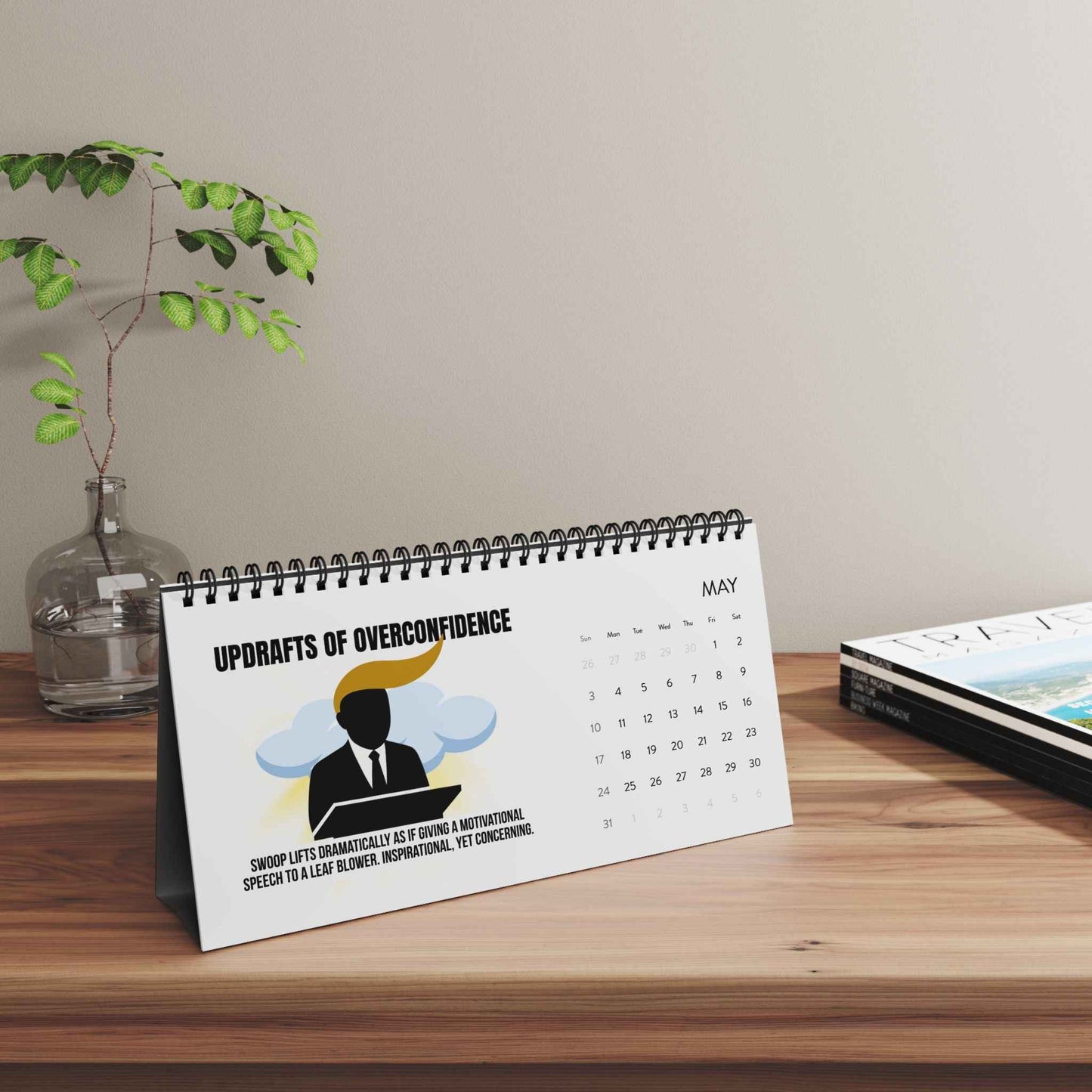 Calendario de Escritorio Executive Hair Forecast 2026